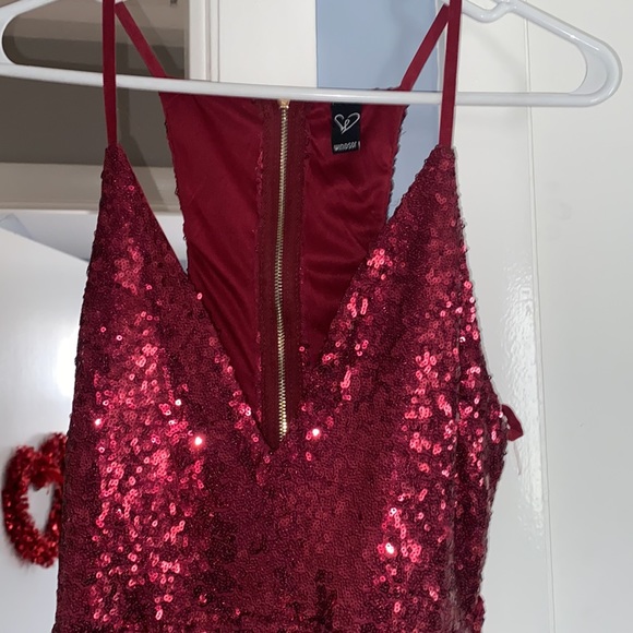 Red mini dress - Picture 2 of 6